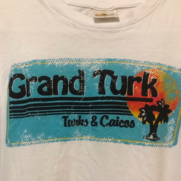 Caribbean outpost Mens Large graphic T-shirt - Picture 2 of 5